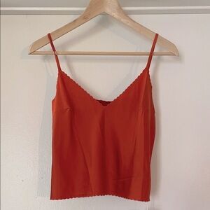Doen Effie Elegant Burnt Orange Camisole Top